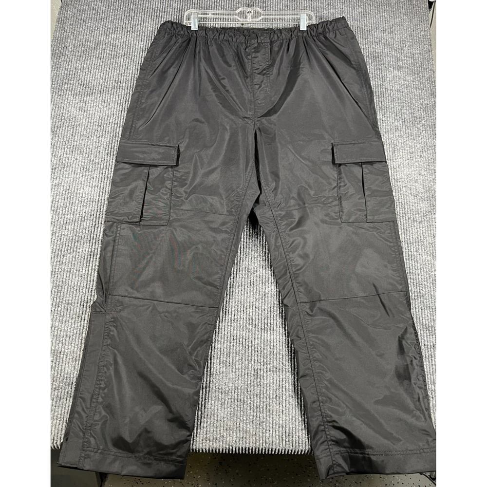 Carhartt Dry Harbor Pants Mens Size XL Extra Large Black Cargo Rain Defender